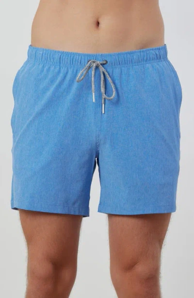 Rainforest Not Your Average Solid Swim Trunks In Blue