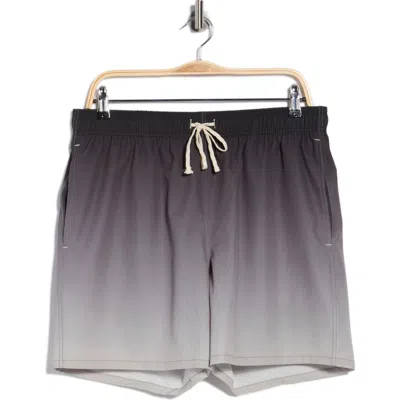 Rainforest Ombrè Swim Trunks In Black