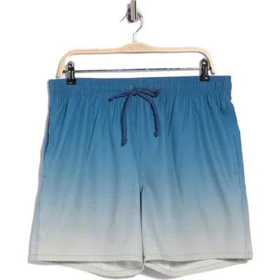 Rainforest Ombrè Swim Trunks In Blue