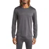 Rainforest Performance Base Layer Crewneck T-shirt In Charcoal