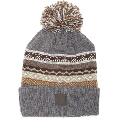Rainforest Pom Knit Beanie