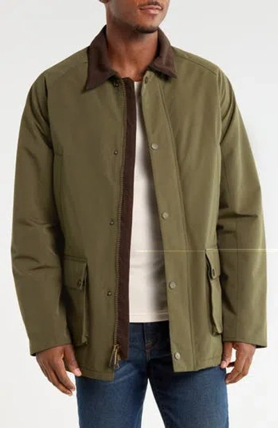 Rainforest Relaxed Fit Field Coat In Olive Night