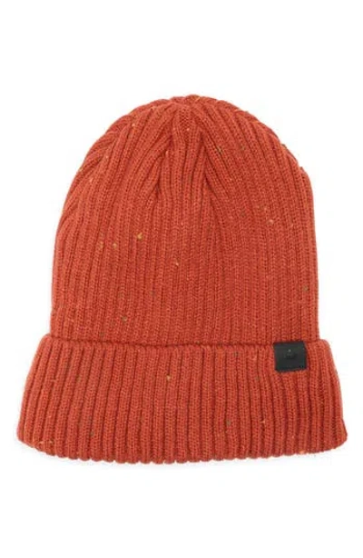 Rainforest Speckled Knit Beanie In Orange