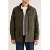 Rainforest The Fireside Waffle Knit Henley In Green