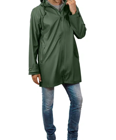 Raingoat City Proof All Season Rain Jacket In Forest In Multi