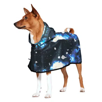 Rainkiss Dog Rain Poncho Starry Night In Blue