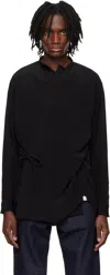 Rainmaker Kyoto Black Band Collar Dougi Shirt In Black