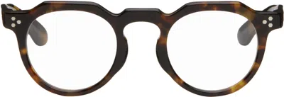 Rainmaker Kyoto Brown Obj Edition Crown Panto Glasses In Dark Havana
