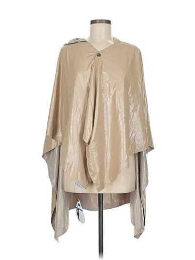 Pre-owned Rainraps Poncho In Gold