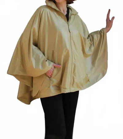 Rainraps Woman's Sportyrap Rain Jacket In Olive Gold In Multi