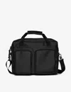 Rains 01 Black Texel Tech Shell Top-handle Bag In 01 Black