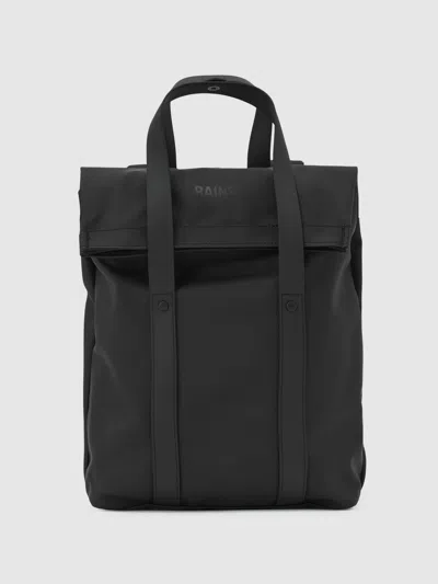 Rains 2-way Mini Tote Backpack In Black