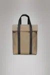 Rains 2 Way Tote Backpack Mini In Sand