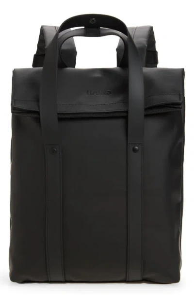 Rains 2-way Tote Backpack Mini In Black