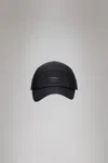 Rains 5 Panel Cap In Black