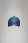 Rains 5 Panel Ripstop Cap In Pulse