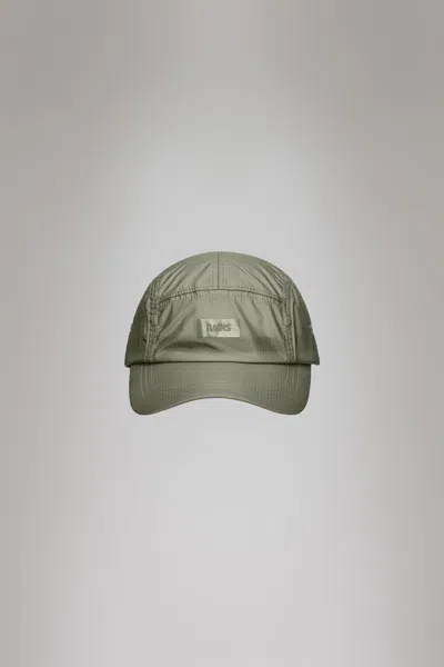 Rains 5 Panel Ripstop Cap In Sand