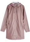 Rains A-line W Hooded Rubberised Jacket In Lilac