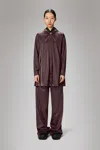 Rains A-line W Jacket In Animal Print