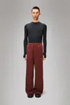 Rains Addis Fleece Pants Wide In Multi