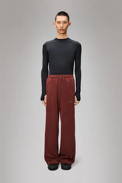 Rains Addis Fleece Pants Wide In Multi
