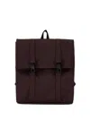Rains Adjustable Strap Backpack In Red