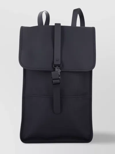 Rains Adjustable Straps Front Flap Backpack