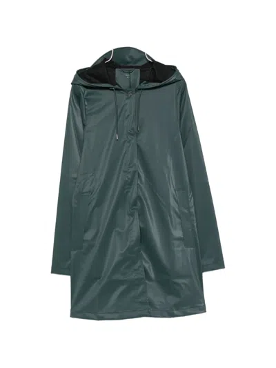Rains A-line Trench Coat In White
