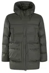Rains Alta Puffer Down Jacket In Green