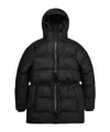 Rains Alta Puffer Jacket In Black