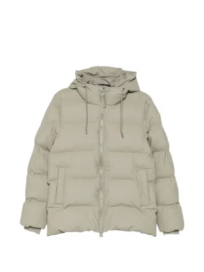 Rains Alta Puffer Jacket In Neutral