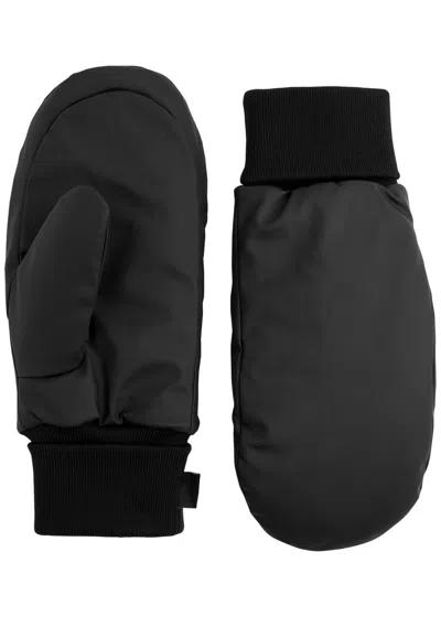 Rains Alta Rubberised Mittens In Black