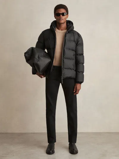 Rains Alta Short Jacket In Black