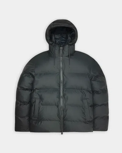 Rains Alta Unisex Puffer Jacket In Green