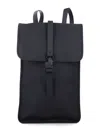 Rains Mini Backpack Featuring Buckle Detail In Black
