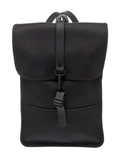 Pre-owned Rains Backpack In Black
