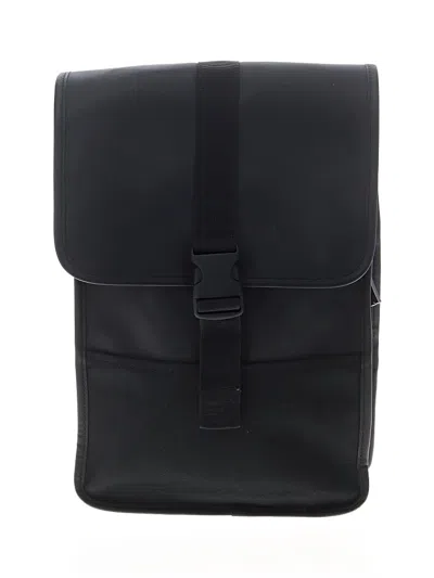 Pre-owned Rains Backpack In Black