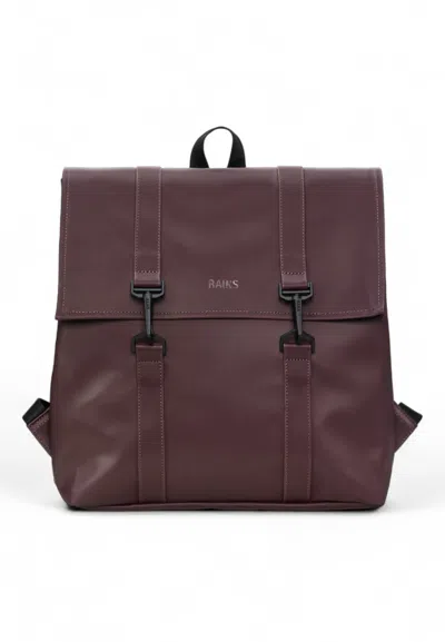 Rains Backpack Man  13310 Depth In Burgundy