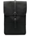 Rains Mini Backpack Featuring Buckle Detail In Black