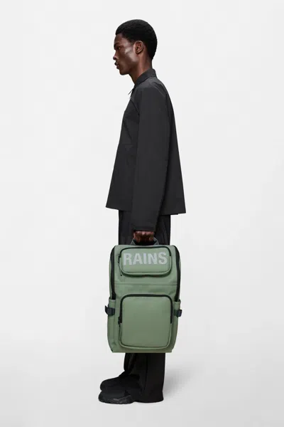 Rains Backpack Ra14000 In Green (gre)