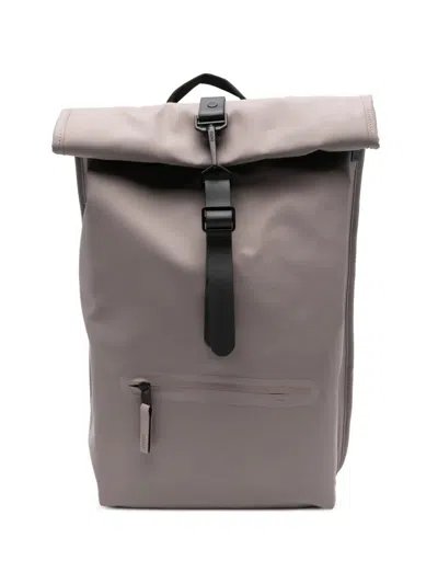 Rains Backpack Rolltop "w3 Rolltop" In Yellow
