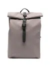 Rains Mini Rolltop Backpack In Yellow