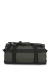 Rains 01 Black Texel Small Coated-shell Duffel Bag In Green
