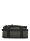 Rains 01 Black Texel Small Coated-shell Duffel Bag In Green