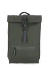 Rains Rolltop Rucksack Backpack In Green