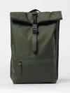 Rains Rolltop Waterproof Backpack In Green