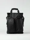 Rains Logo-print Multi-pocket Backpack In Black