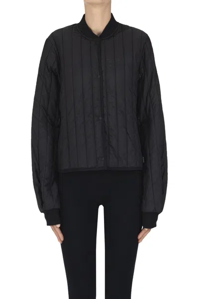 Rains Banja Bomber Jacket In Black