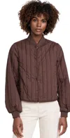 Rains Banja Liner Bomber Jacket Frame In Frame