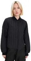Rains Female Banja Liner Bomber W Jacket In Black